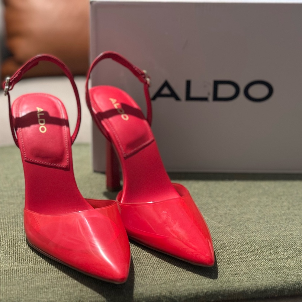 Aldo Vibrant Red Women's Heels